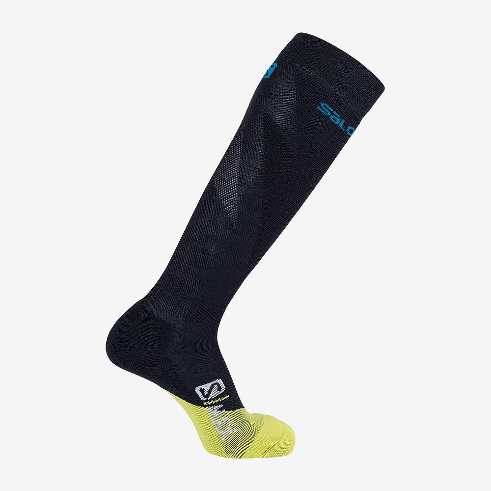 Salomon Singapore Mens Socks - S MAX M Navy | 09274-YFLV